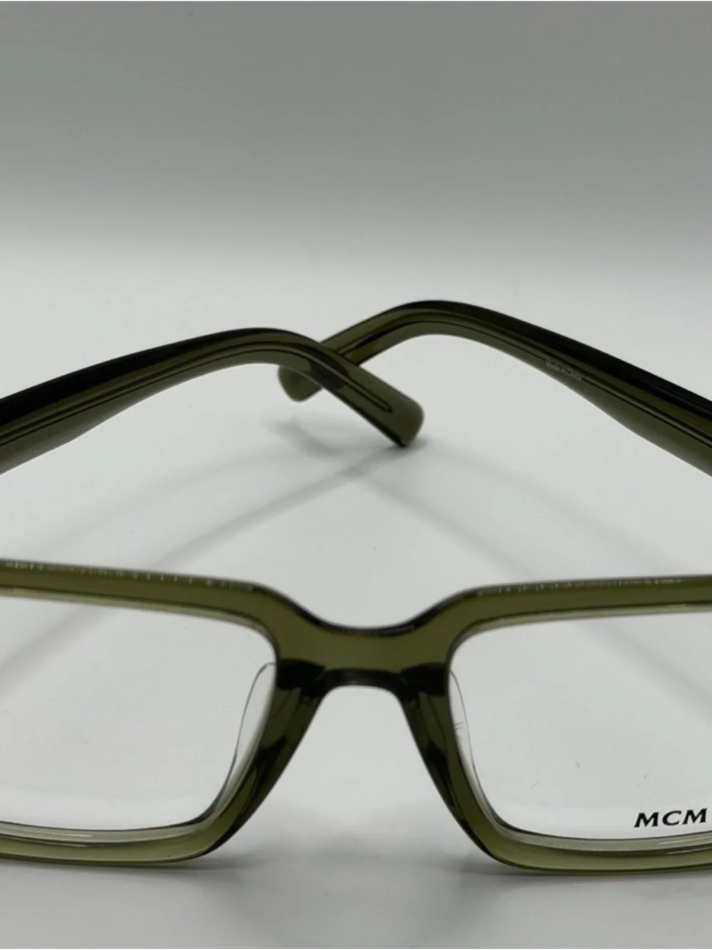 MCM MW5010D Olive Green Eyeglass Frames 54-19-145 New w/ Crossbody Case & Cloth